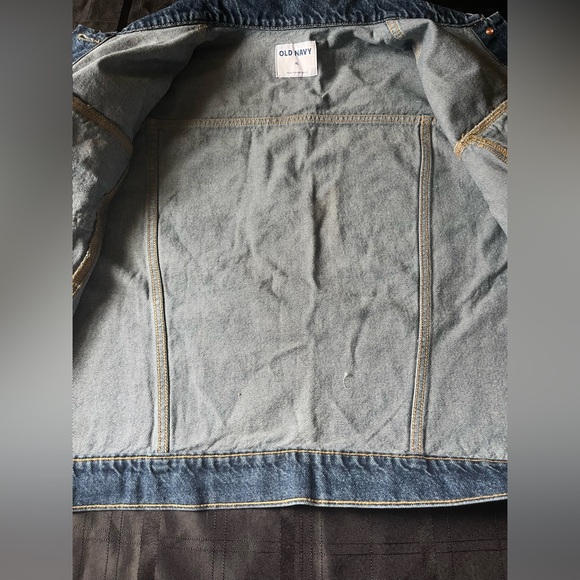 Old Navy Blue Jean Jacket XL - Picture 9 of 9